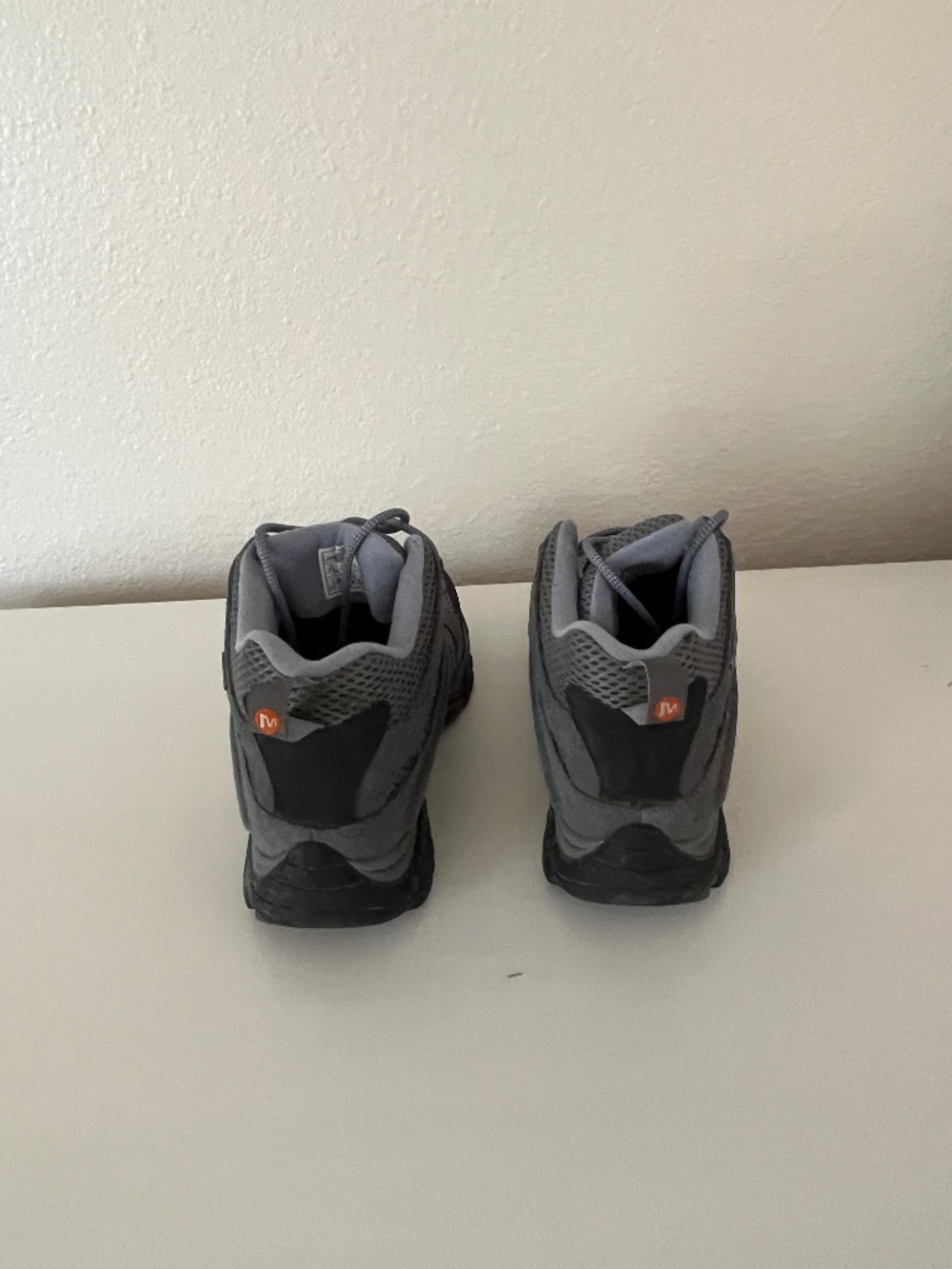Merrell Women's Moab Mid Gore-tex Grey/periwinkle Mid Waterproof - Picture 3 of 7